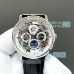 Swiss Copy Vacheron Constantin Traditionnelle Perpetual Calendar Silver Men's Watch 